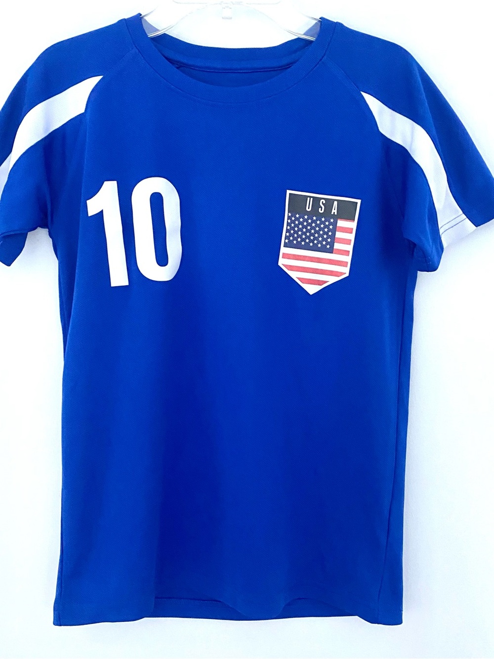 ⚽️BOYS “USA” “Donovan” Soccer Sports Jersey SZ Medium (Y) - Picture 2 of 13